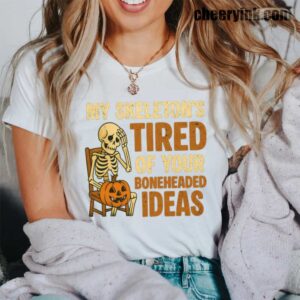 Tshirt Skeleton S Tired 42 T