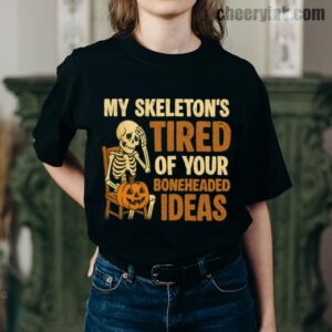 Tshirt Skeleton S Tired 7 T