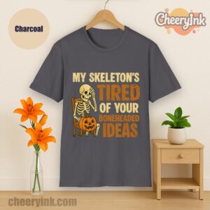 Tshirt Skeleton S Tired
