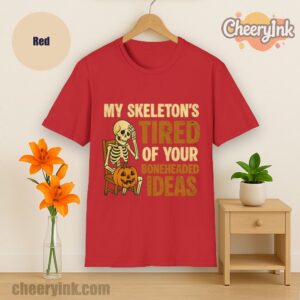 Tshirt Skeleton S Tired