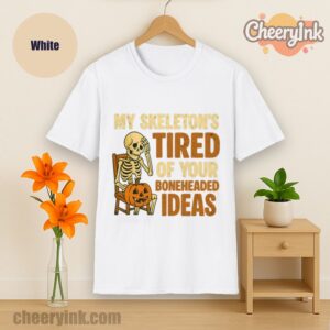 Tshirt Skeleton S Tired