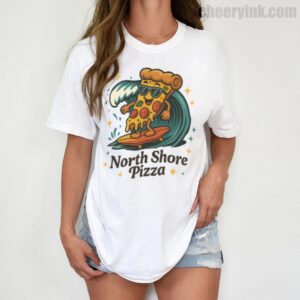 Tshirt Surfing Pizza 1 T