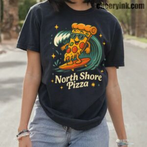 Tshirt Surfing Pizza 10 T