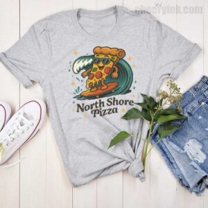 Tshirt Surfing Pizza 15 T