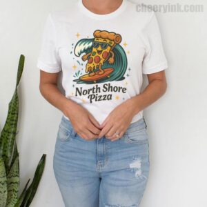 Tshirt Surfing Pizza 4 T