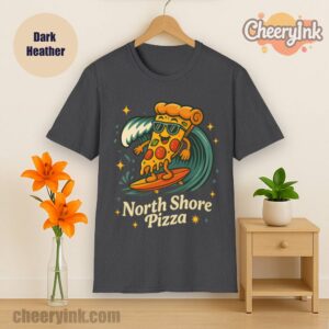 Tshirt Surfing Pizza Dark
