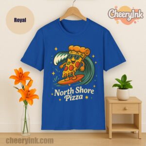 Tshirt Surfing Pizza