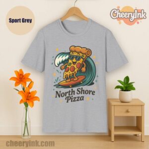Tshirt Surfing Pizza Sport