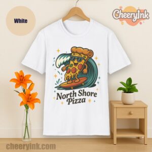 Tshirt Surfing Pizza