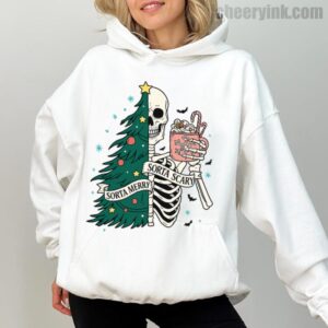 Hoodie Christmas Skeleton 1