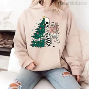 Hoodie Christmas Skeleton 12
