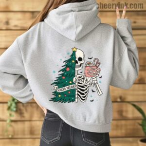 Hoodie Christmas Skeleton 14