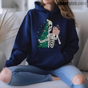 Hoodie Christmas Skeleton 16