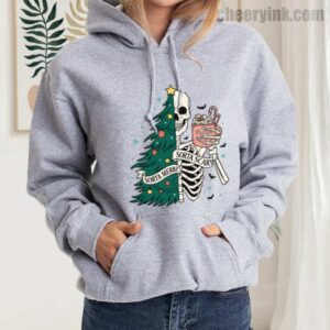 Hoodie Christmas Skeleton 21
