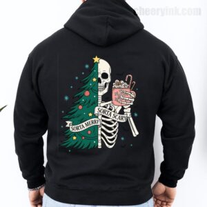 Hoodie Christmas Skeleton 27