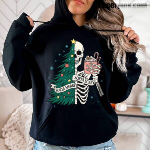 Hoodie Christmas Skeleton 3