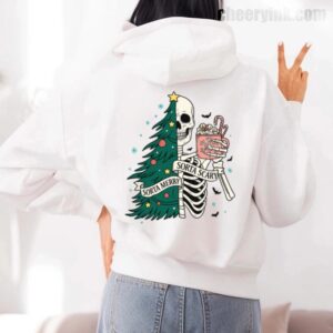 Hoodie Christmas Skeleton 7