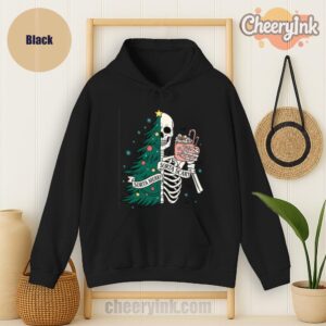 Hoodie Christmas Skeleton