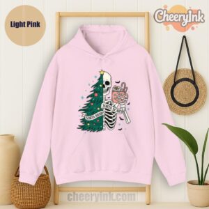 Hoodie Christmas Skeleton Light