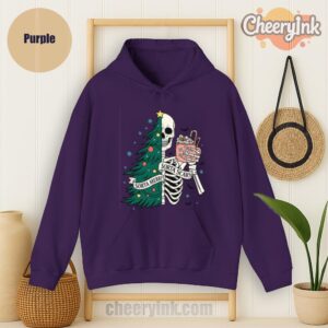 Hoodie Christmas Skeleton