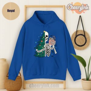 Hoodie Christmas Skeleton