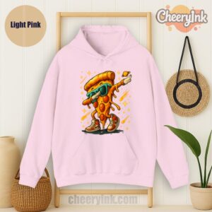 Hoodie Dabbing Pizza Slice Light
