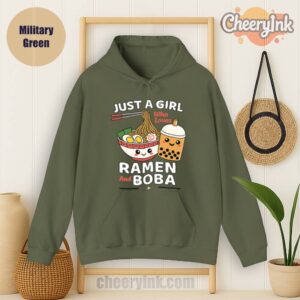 Hoodie Funny Food Friends 1 Military