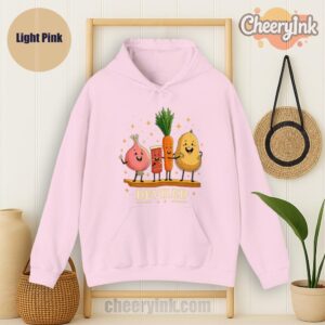 Hoodie Funny Food Friends Light