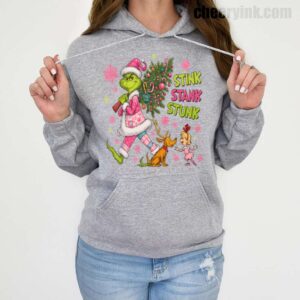 Hoodie Green Monster Christmas 19