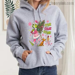 Hoodie Green Monster Christmas 21