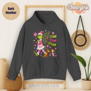 Hoodie Green Monster Christmas Dark