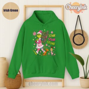 Hoodie Green Monster Christmas Irish