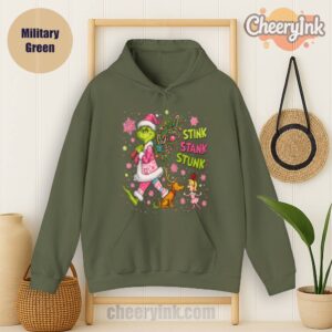 Hoodie Green Monster Christmas Military