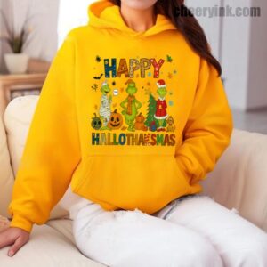 Hoodie Grinch Hallothanksmas 10