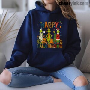 Hoodie Grinch Hallothanksmas 16 Hoodie