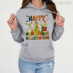 Hoodie Grinch Hallothanksmas 19