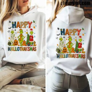 Hoodie Grinch Hallothanksmas 5