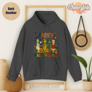Hoodie Grinch Hallothanksmas Dark