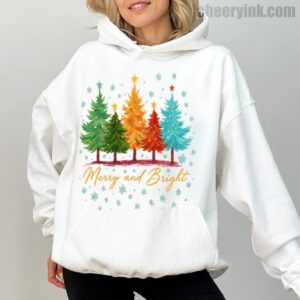 Hoodie Merry And Bright 1