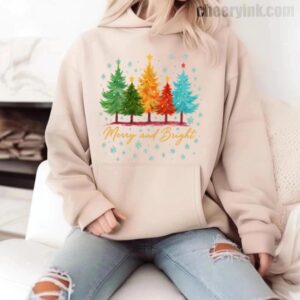 Hoodie Merry And Bright 12