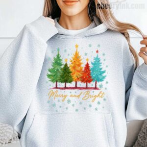 Hoodie Merry And Bright 15