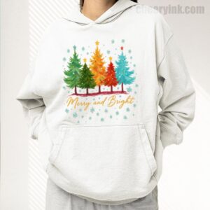 Hoodie Merry And Bright 17