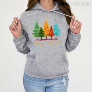 Hoodie Merry And Bright 19