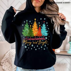 Hoodie Merry And Bright 3