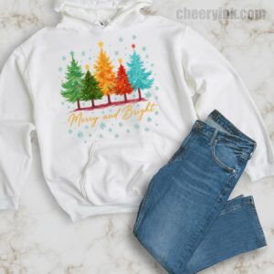 Hoodie Merry And Bright 34