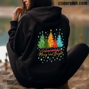 Hoodie Merry And Bright 4