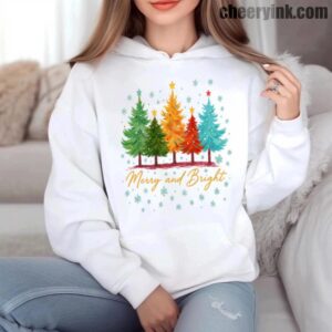 Hoodie Merry And Bright 6
