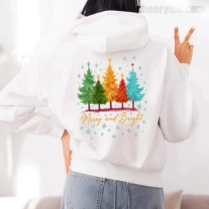 Hoodie Merry And Bright 7