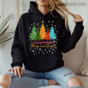 Hoodie Merry And Bright 8 Hoodie