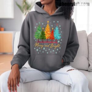 Hoodie Merry And Bright 9